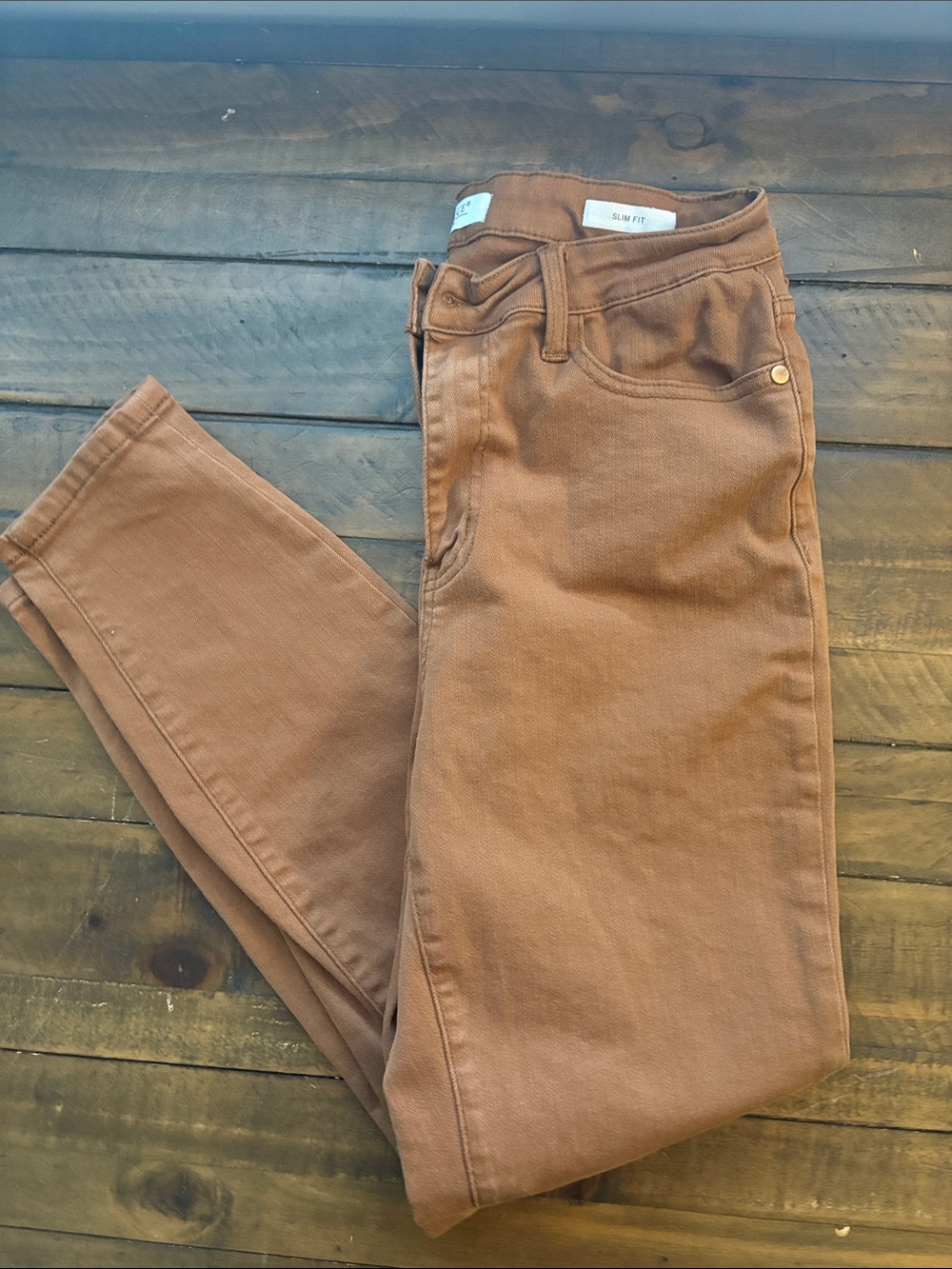 Judy Blue Slim Fit Jeans in Warm Rust
